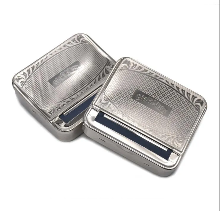 Metal cigarette box, hand roll automatic cigarette case