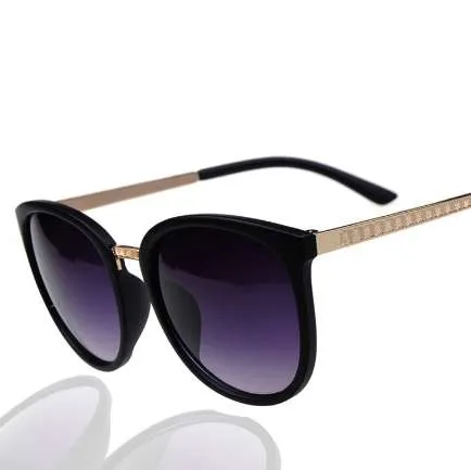 Runde Mode Brille Übergroße Sonnenbrille Frauen Marke Designer Luxus Damen Brillen Große Günstige Shades Hd Lunettes Oculos