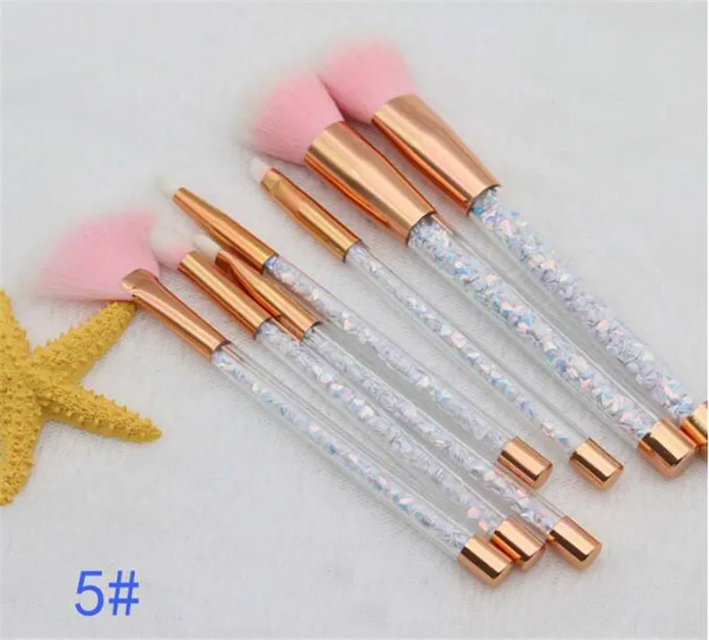 Glitter Crystal Makeup Brush Set Diamond Pro Highlighter Brushes Concealer Make Up Brush Gift DHL 