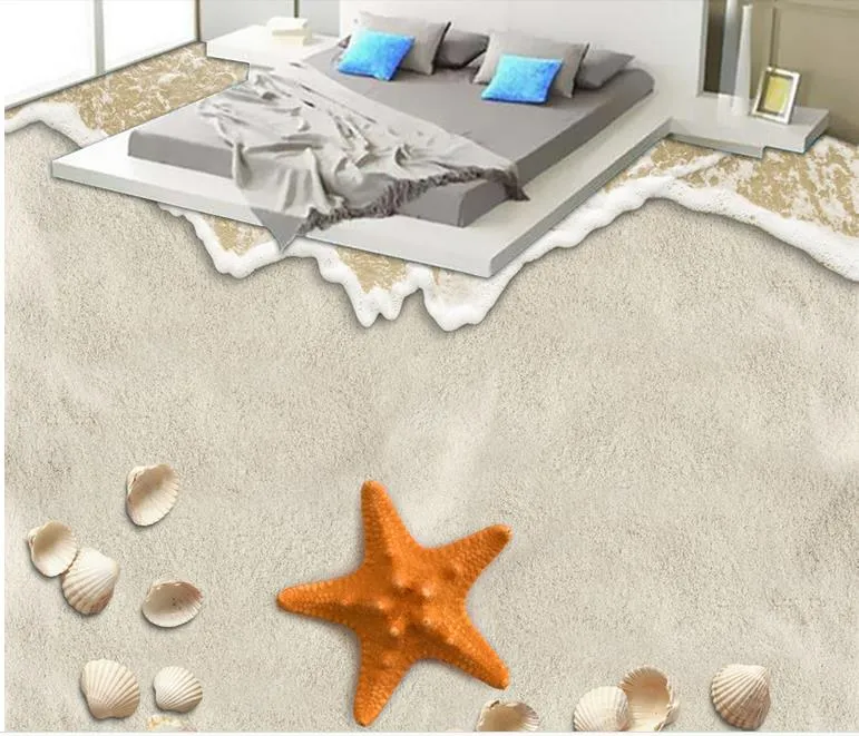 Delfini del mondo del mare Pavimenti in vinile pvc Pittura Carta da parati in PVC