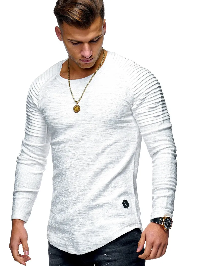 Camisetas long fit 2025 hombre