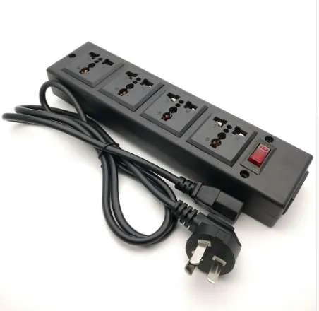 4-outlet 유니버셜 소켓 과부하 보호대, 서지 보호자, 4 가지 방법 콘센트 확장 PDU 파워 스트립