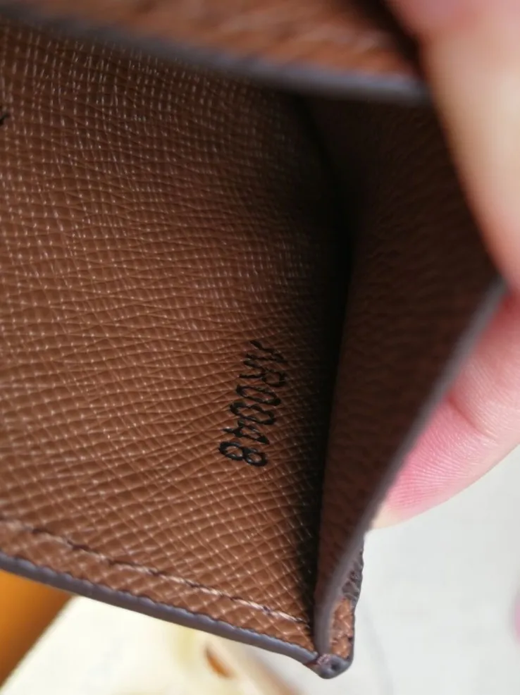 Design Casual Damier Graphite Canvas Credit Leather Card Set Set French Tide Card Holder Skellet с брендом Box Dust Bag и BO217V