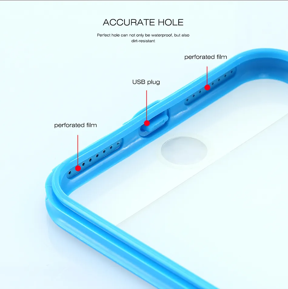 Vente en gros pour iPhone 8 étui écran tactile étuis étanches pour iPhone X 7 6s Plus Ultra mince 360 couverture de protection complète