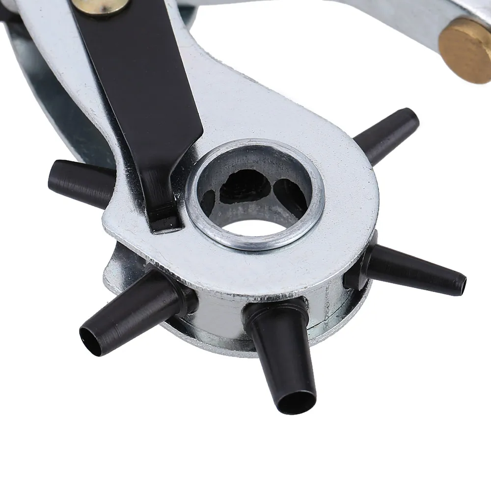 Freeshipping Lochstanzmaschine 9 '' Lochzange Rundloch-Perforator-Werkzeug Machen Sie Locher für Uhrenarmbandkarten Ledergürtel