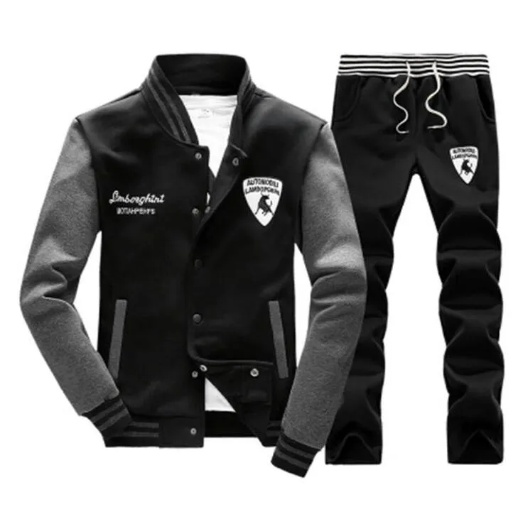 Men's Sportswear Suit: Autumn Winter Jogging Outfit, Sweatshirt Pants Set  Tracksuit for Gym, Running, Free Shipping