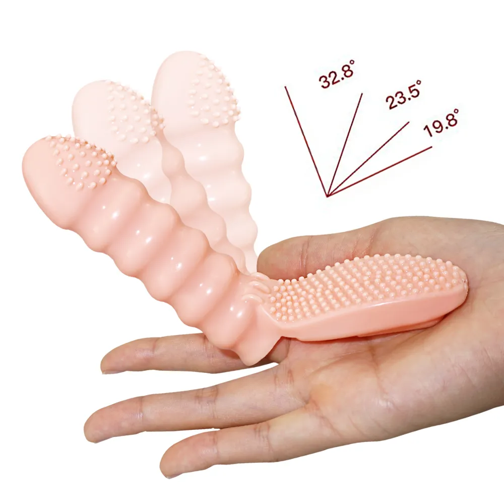 _05Finger Vibrator Sex Toys For Woman Clitoris Stimulator Brush Vibrating Finger Sleeve G Spot Vibrator Sex Products