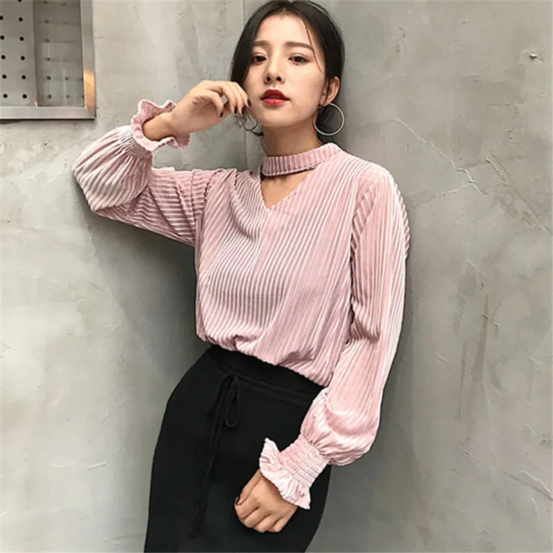 Blusas terciopelo 2018 outlet