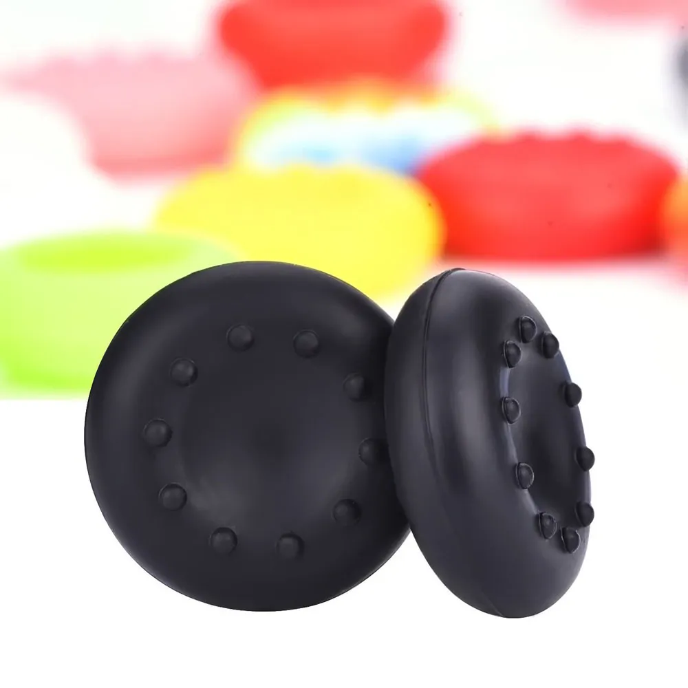 Borracha Silicone Thumbstick Grips Covers para PS5 PS4 PS3 Xbox One 360 ​​Controlador Thumb Grip Cap Caps Proteger Capa de Alta Qualidade Fast Ship