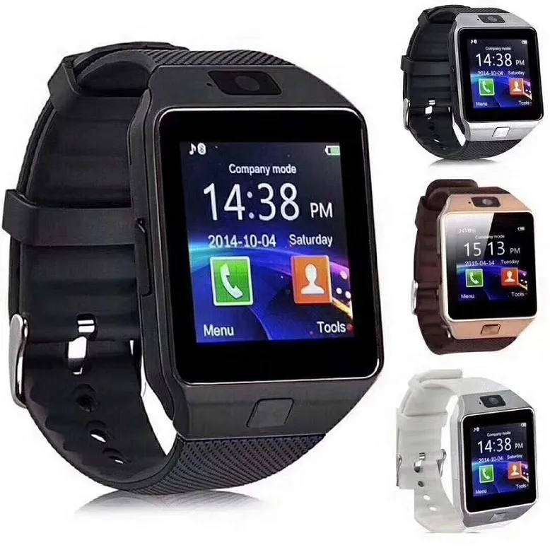 DZ09 Orologio da polso GT08 U8 A1 Smartwatch Bluetooth Android SIM Orologio cellulare intelligente con fotocamera in grado di registrare il pacchetto di vendita al dettaglio dello stato di sonno