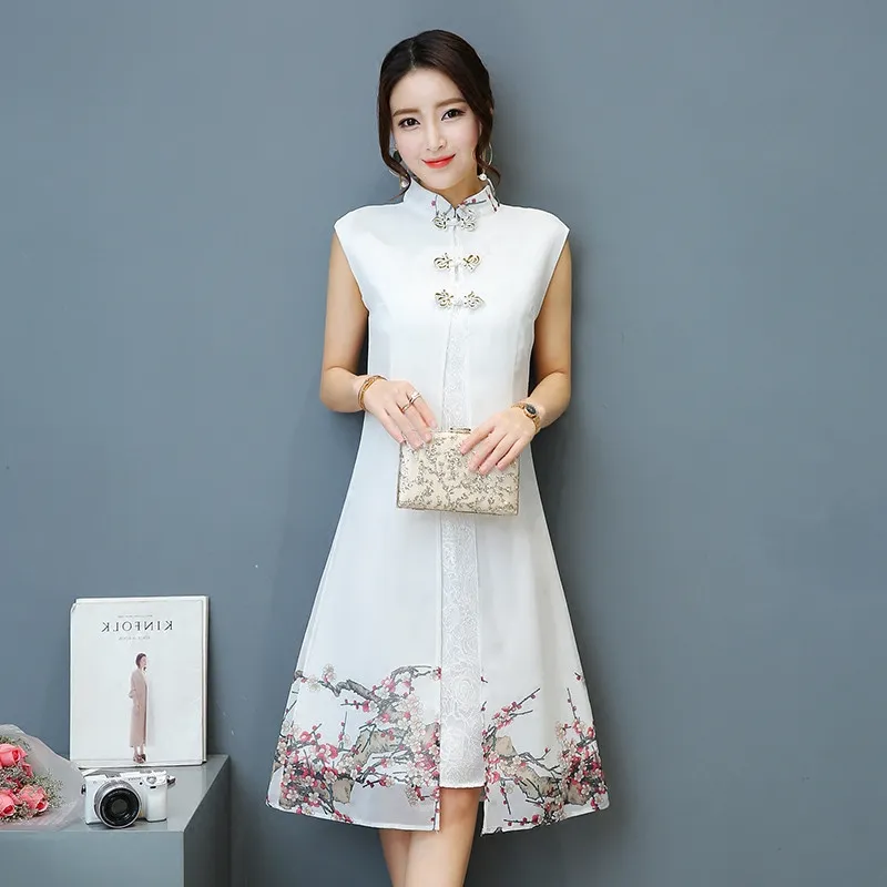 Vestido corte oriental deals