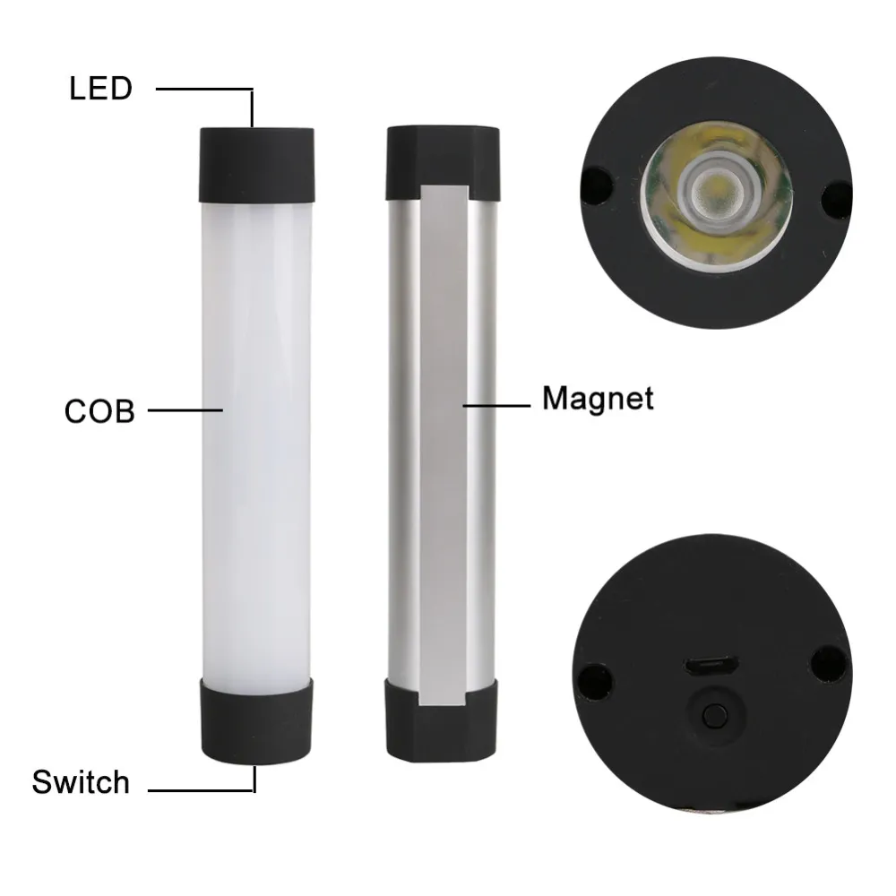 USB Rechargeable Lamp: 33 LED Work Light With Magnetic Base, Hook, And  Mobile Power Charger Black/Gold Finish, Lightweight For Daily Use From  Hert, $11.06 | DHgate.Com, image size:1000x1000