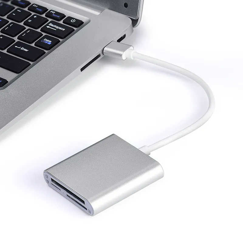 3 في 1 قارئ بطاقة ميني USB 3.0 SD مايكرو SD TF TF قارئ بطاقات الذاكرة مع كابل USB