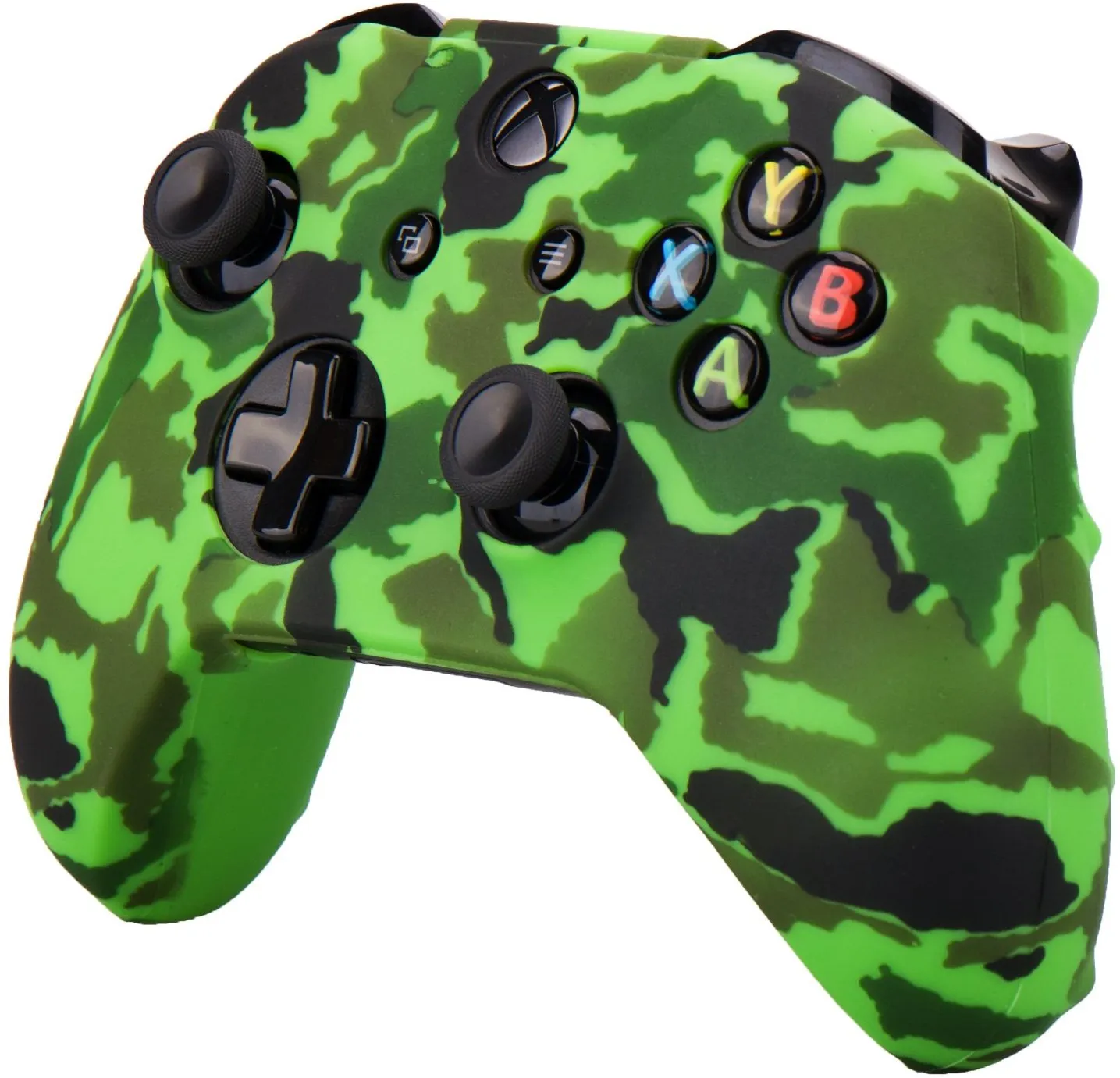 Etui en caoutchouc de silicone Camouflage multicolore Etui Skin Grip Cover pour Xbox One