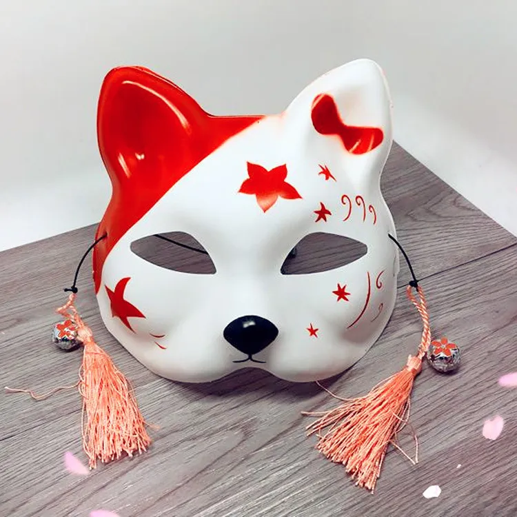 Maschere feste da donna sexy Maschera mascherata Gatto veneziano Costume cosplay Maschera fai-da-te Maschera di volpe faccia di gatto di alta qualità