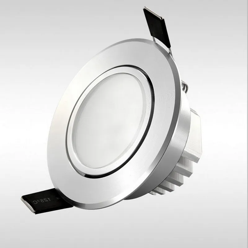 Dimmable LED downlight Light Frosted Mask COB Teil Spot Light 3W 5W 7W 12W 85-265V Tak Inbyggd ljus Inomhusbelysning