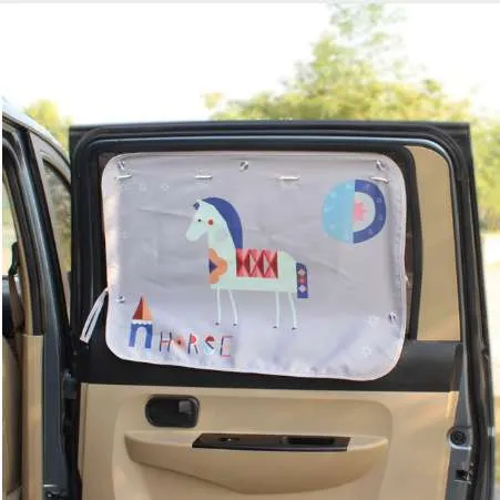 Rideau de fenêtre de voiture en tissu pour bébé, occultant, universel, côté  arrière, couverture de pare