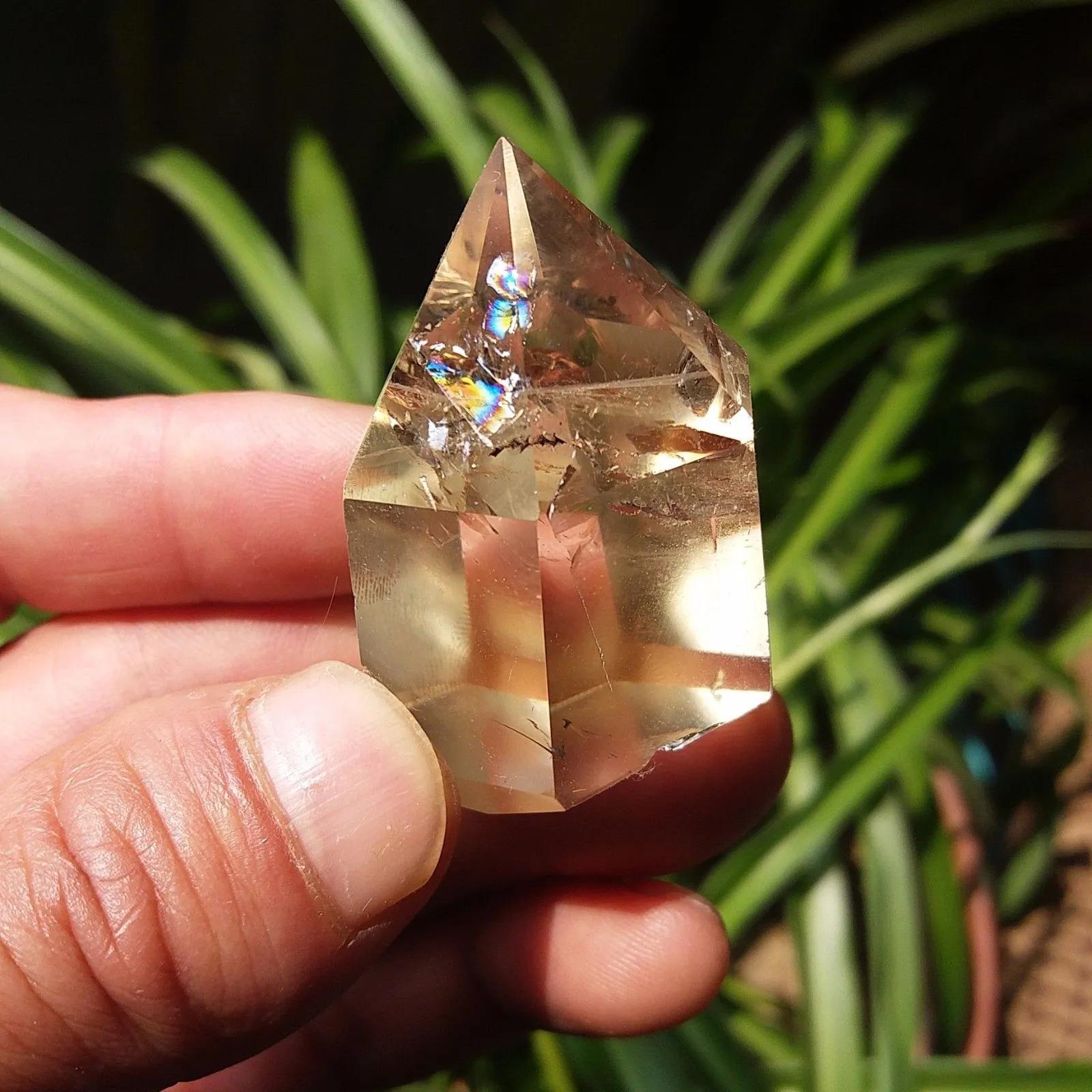 Naturalny snów cytrynowy ametyst przezroczysty kwarc labradoryt kryształowy punkt różdżki gojenie Kryształ Kryształ Kryształ 3814463