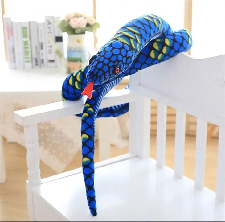 Juguete De Peluche De Peluche Python Juguete Suave De Serpiente ...