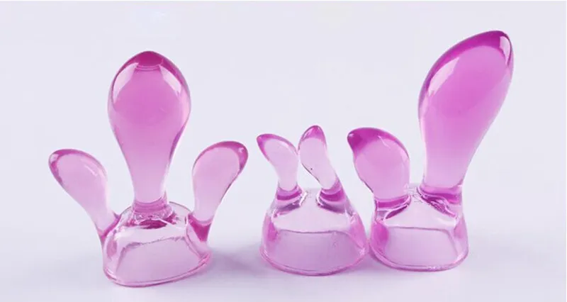 6 unids/lote productos para adultos AV Rod vibrador varita mágica accesorios para la cabeza masajeador de silicona tapas para la cabeza para mujeres Kit de juguetes sexuales