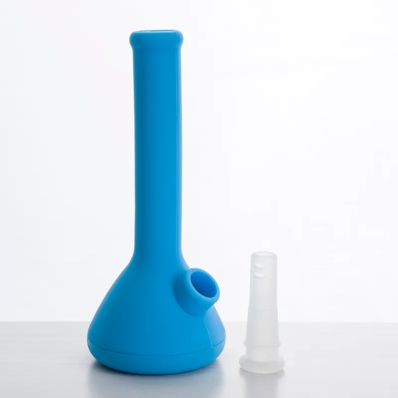 Tubo dell'acqua in silicone con stelo in silicone Raccoglitore di nettare in silicone Impianto petrolifero, narghilè, Narghilè in silicone portatile tubo dell'acqua 454