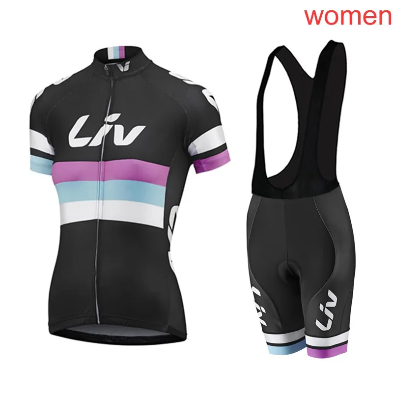 2018 Equipe Liv verão mulheres ciclismo jersey ropa ciclismo respirável bicicleta roupa rápida-seca bicicleta esportiva bike bib calças gel pad 81805y