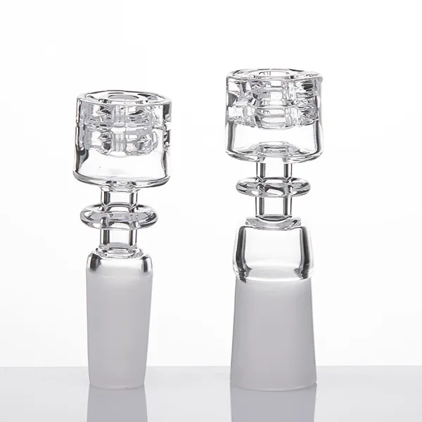2018最新の小売ドームレスダイヤモンドノットクォーツネイル効率的な爪スリーキエレガントでデザインされました。ガラスの水道管、ボングに最適