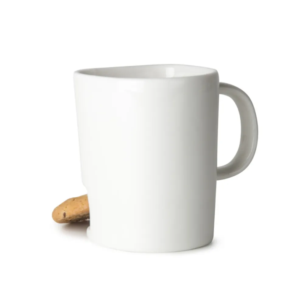 Tazze latte in ceramica creative con portabiscotti Biscotti schiacciati Tazze da caffè Conservazione dessert Regali di Natale Tazza biscotti in ceramica