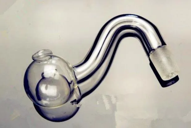 Le pot transparent, bongs en verre en gros tuyaux de brûleur à mazout conduites d'eau tuyaux en verre plates-formes pétrolières fumer, livraison gratuite