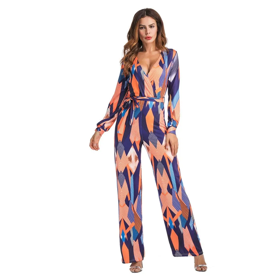 Bandage Slim Casual Long Sleeveless Jumpsuits Bandage Slim Casual Long Sleeveless Jumpsuits