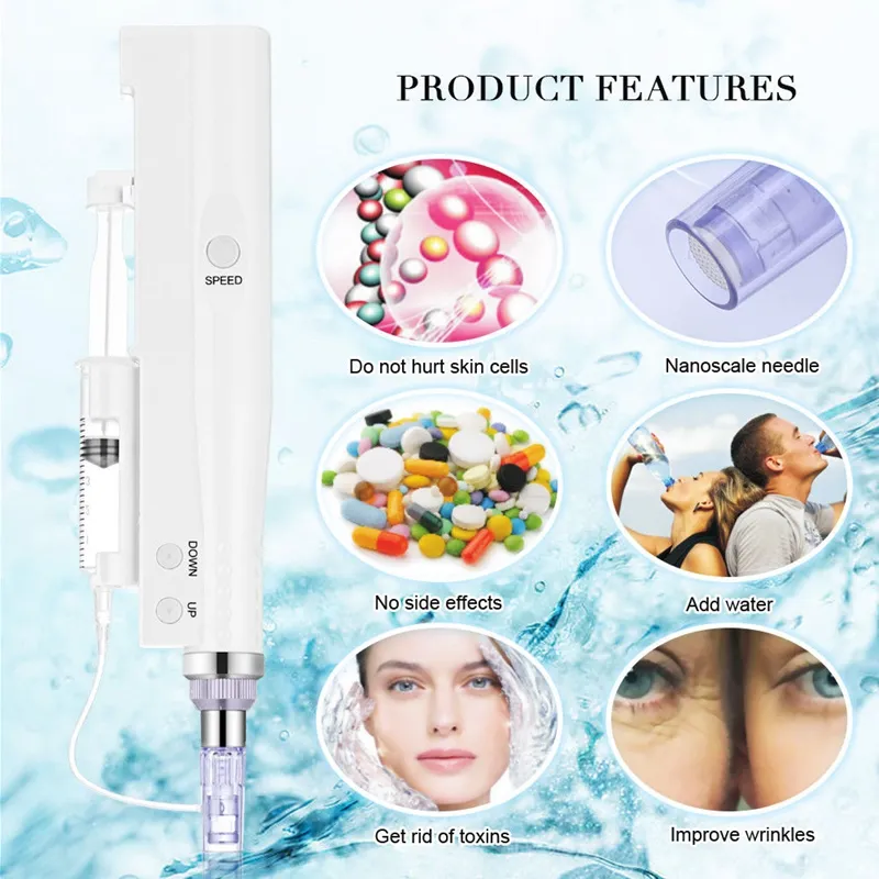 Vervanging Micro Naald Cartridge Tips voor Mesotherapie Meso Gun Derma Pen Microneedle Anti Aging Gezichtsverzorging Rimpel Verwijderen