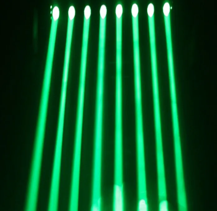 Barre lumineuse LED à tête mobile RGBW, 8x12W, parfaite pour DJ