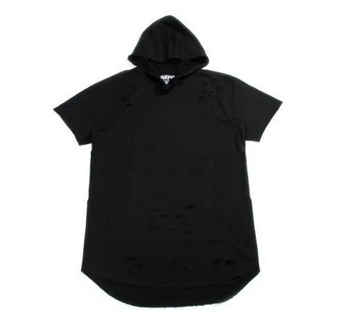 hooded t shirt half sleeve