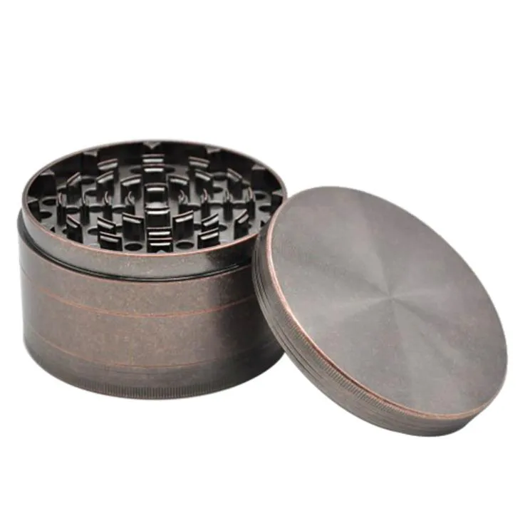 Diameter 100mm4 level extra large zinc alloy smoke grinder manual smoke cutter