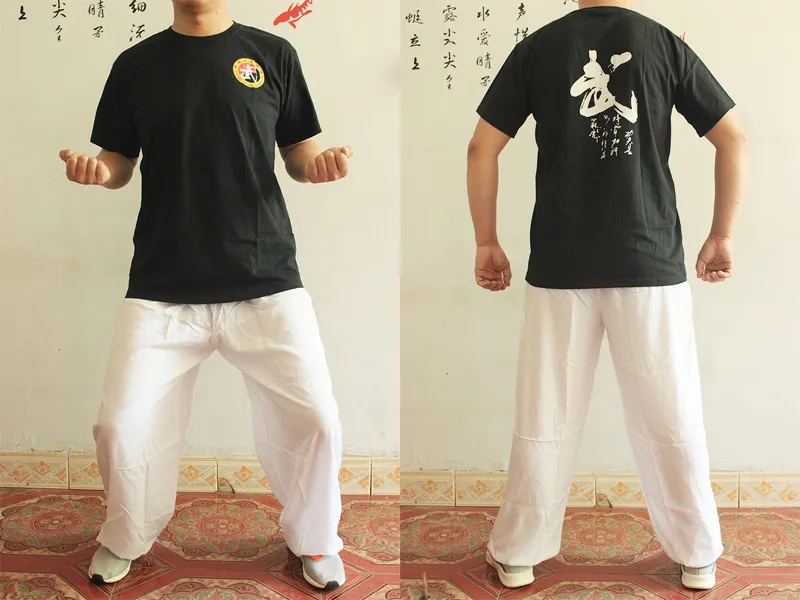 Frühling und Sommer Tai-Chi-Hose aus synthetischer Baumwolle, Kung-Fu-Hose für Männer und Frauen6857072