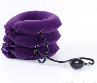 Velvet Neck Traction Soft Comfort Brace Device Unit für Kopf-Rücken-Schulter-Nacken-Schmerzen Gesundheitspflege Nutzen Sie eine Zeit, lindern Sie Schmerzen Langlebig4440222