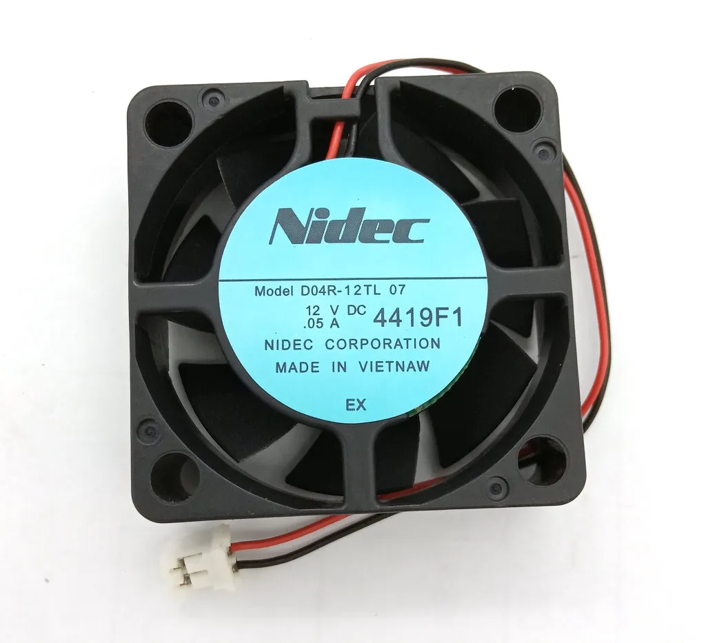 Orijinal NIDEC D04R-12TL 07 DC12V 0.05A 2LINES 40X40X15mm Bilgisayar Soğutma Fanı