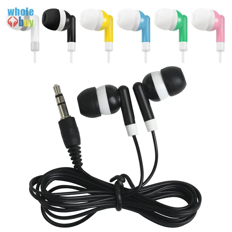 Billigaste Nya In-Ear Headphones 3.5mm Earbud Hörlurar Earpod för MP3 MP4 Mobiltelefon för Present Fabrikspris 300PCS / Lot