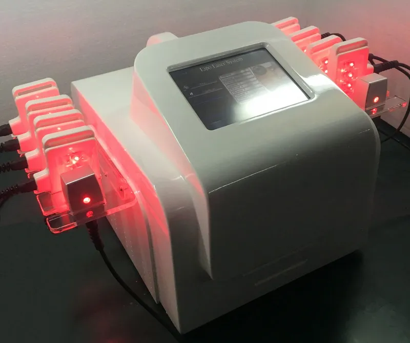 635NM-650NM LIPO LASER SLIMMING MACHEN 10 패드 리포저래스 레이저 지방 흡입 기계 I 리포 레이저 기계 셀룰 라이트 제거