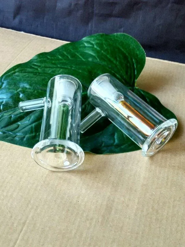 Mini bouteille d'eau en verre à rayures classiques, accessoires pour bongs en verre