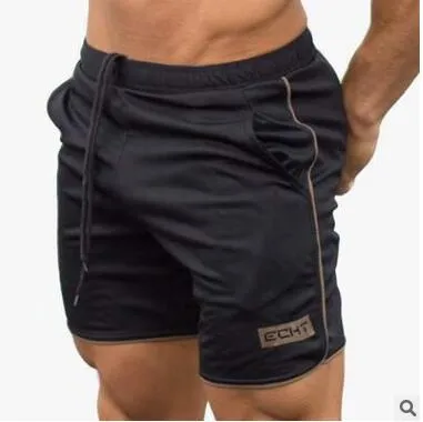 Nouveau Designer Summer shorts pour hommes Calf-Length Fitness Bodybuilding mode Gymnases décontractées Joggers entraînement Crossfit Marque pantalons courts Pantalons de survêtement