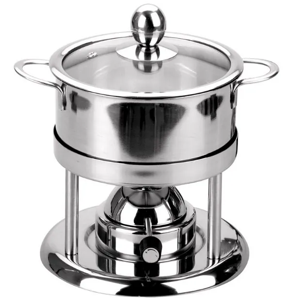 Stainless Steel Single Man Small Chafing Dish Firepower Adjustable Gas Stove Hot Pot 015 From