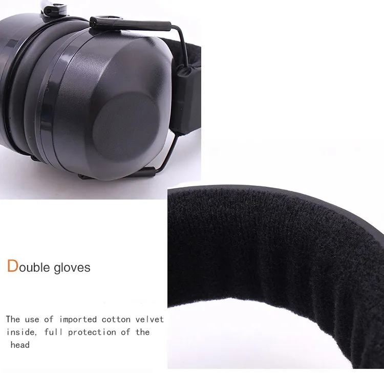 NEW Anti-noise Earmuffs Ear Protector Outdoor Hunting Shooting Sleep Soundproof Ear Muff factory learn Mute Ear protection