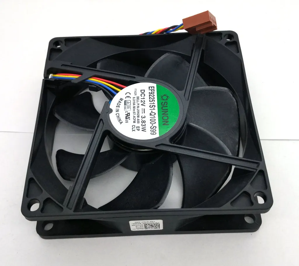 New Original SUNON EF92251S1-Q100-S99 DC12V 3.83W JVH2M-A00 92*92*25MM 9cm Computer CPU Cooling Fan