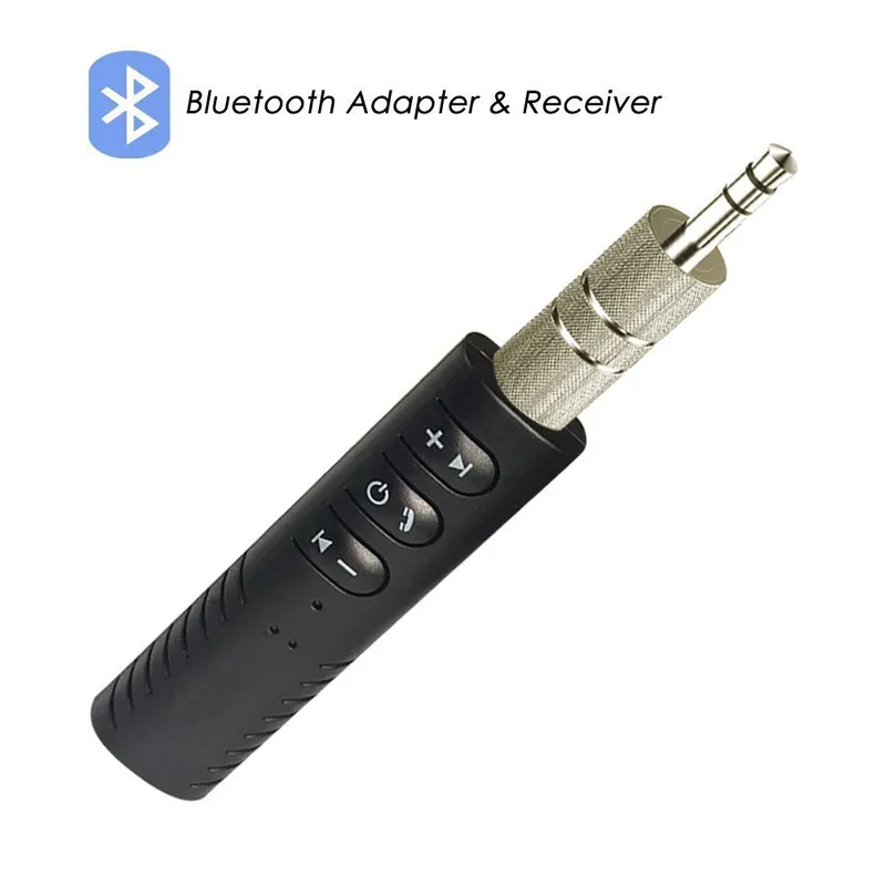 Altoparlante Bluetooth Trasmettitore per auto Bluetooth per auto Aux jack da 3,5 mm universale Vivavoce per auto Ricevitore musicale Ricevitori Bluetooth per auto