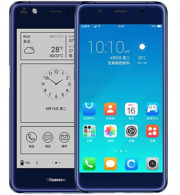 Original Hisense A2 Pro 4G LTE-mobil 4GB RAM 64GB ROM SNAPDRAGON 625 OCRA Core 5.5 "Dual Screen 16mp Fingerprint ID Smart Mobile Phone