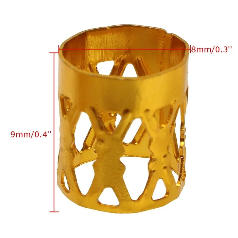 Metal Saç Klipsleri Aksesuarlar Hediye Kumfları Saç Boncukları İçin Dreadlocks için Mikro Boncuklar Saç Örgü Klips Ayarlanabilir Araç 6058864