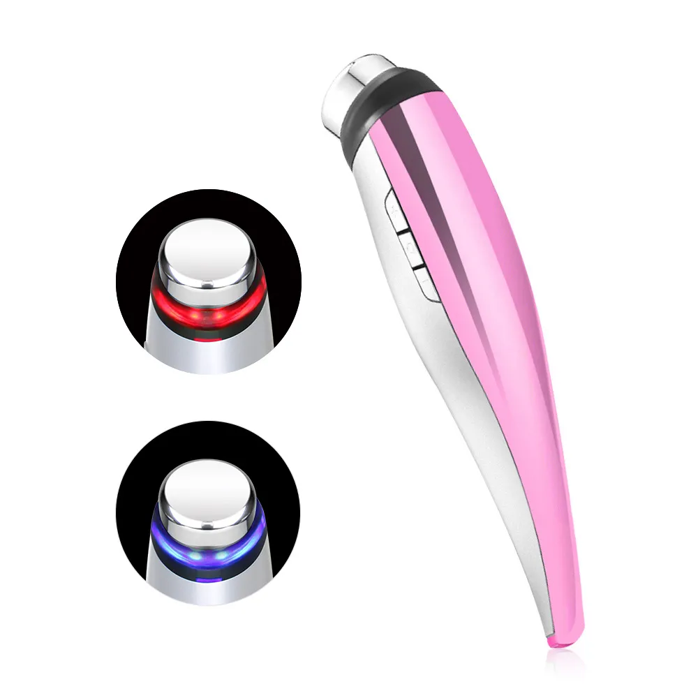 Ultrasone ultrasone beauty massager rood licht rimpel vibratie huid reiniging absorptie huidverzorging thuisgebruik