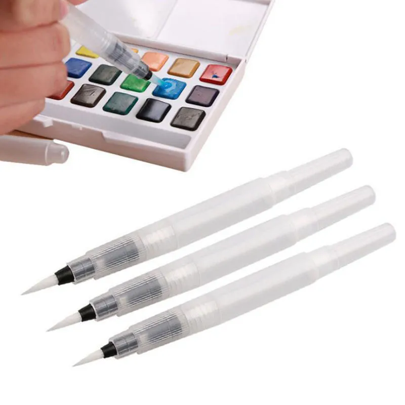 Wholesale Refillable Pens With Color Pencils, Ink Pen, Watercolor Pattern  Brush, And Paint Pattern Brush Various Sizes Ideal For Art Supplies From  Xrfactory, $0.39
