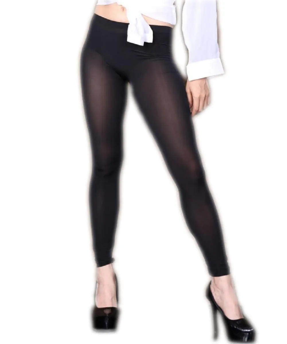 Sexy Mulheres Semi See Through Slim Fit Calças Sports Yoga Calças Leggings  De $88,98